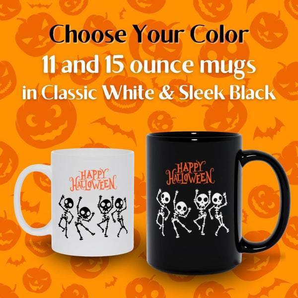 Dancing Skeletons Happy Halloween Cup