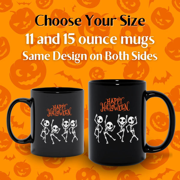 Dancing Skeletons Happy Halloween Cup