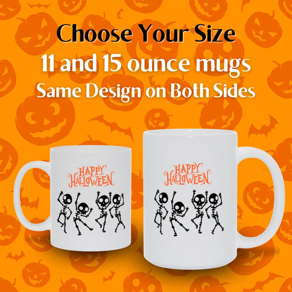 Dancing Skeletons Happy Halloween Cup