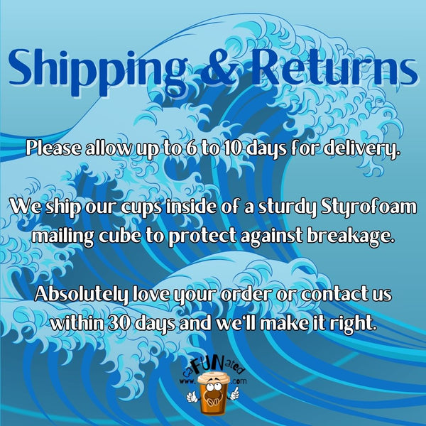 Meowabunga Surfing Cat Mug