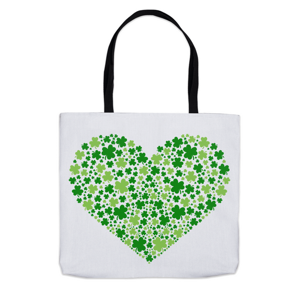 Irish Heart Full of Shamrocks Deluxe Tote