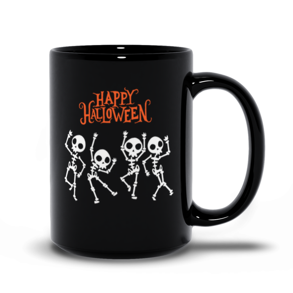 Dancing Skeletons Happy Halloween Cup