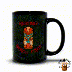 The Original Resting Beach Face Mug