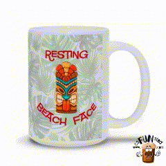 The Original Resting Beach Face Mug