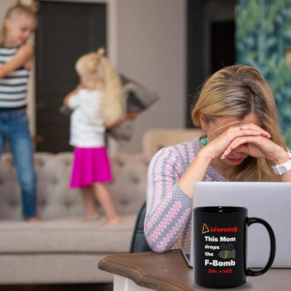 The F-Bomb Mom Mug – for Moms Who Keep It Real
