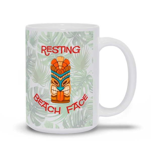 The Original Resting Beach Face Mug