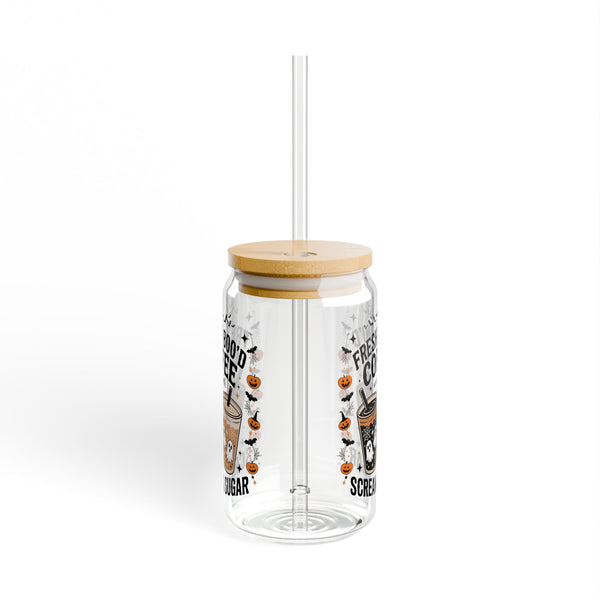 Freshly Boo’d Coffee Spooky Cute Iced Sipper Glass