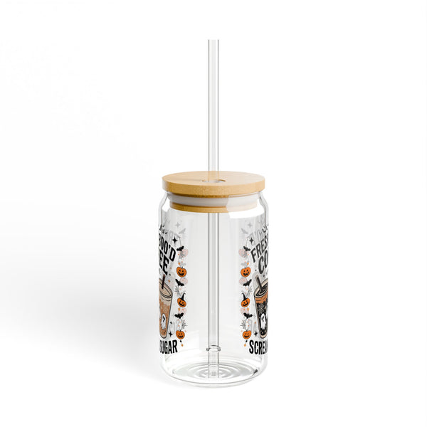 Freshly Boo’d Coffee Spooky Cute Iced Coffee Sipper Glass