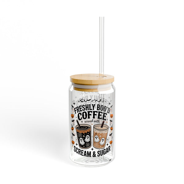 Freshly Boo’d Coffee Spooky Cute Iced Sipper Glass