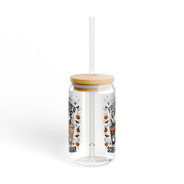 Freshly Boo’d Coffee Spooky Cute Iced Coffee Sipper Glass