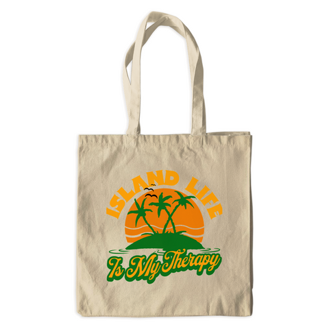 Island Life Is My Therapy Tote Bag