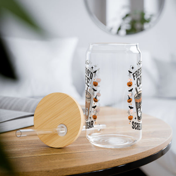 Freshly Boo’d Coffee Spooky Cute Iced Sipper Glass
