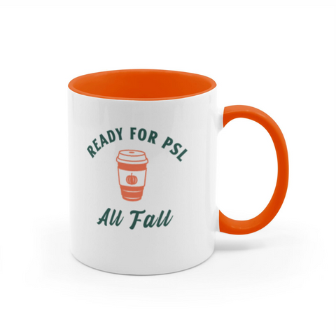 Ready for PSL All Fall Pumpkin Accent Coffee Cup