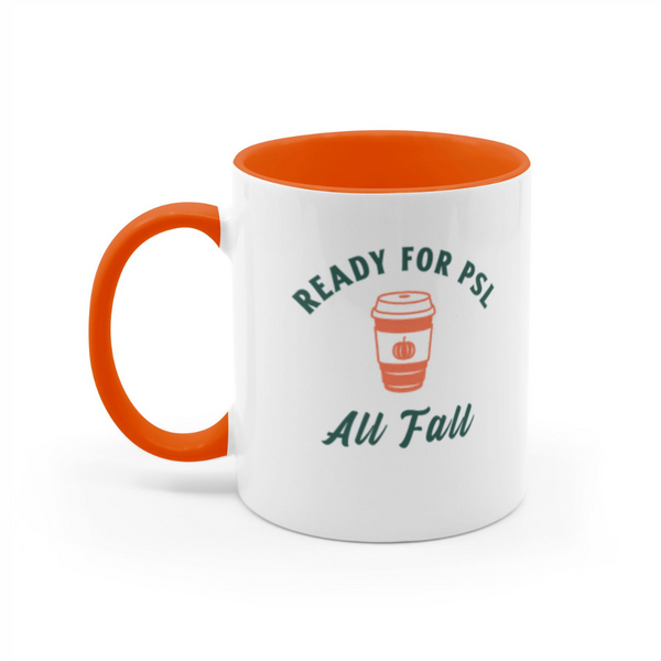 Ready for PSL All Fall Pumpkin Accent Coffee Cup