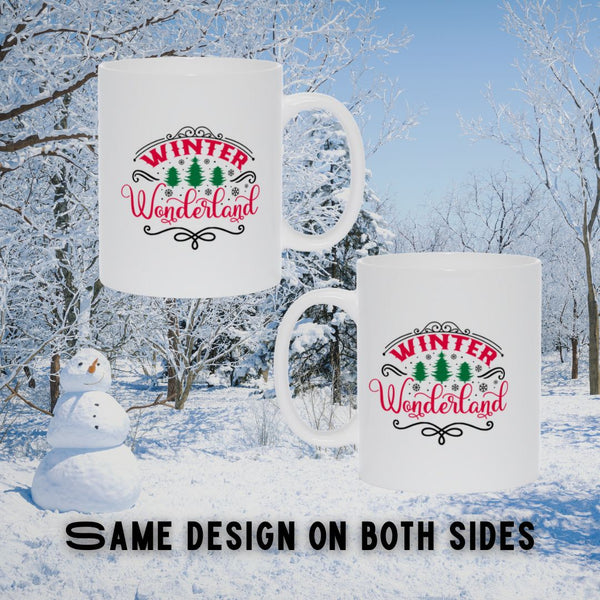 Winter Wonderland Holiday Coffee and Tea Cup