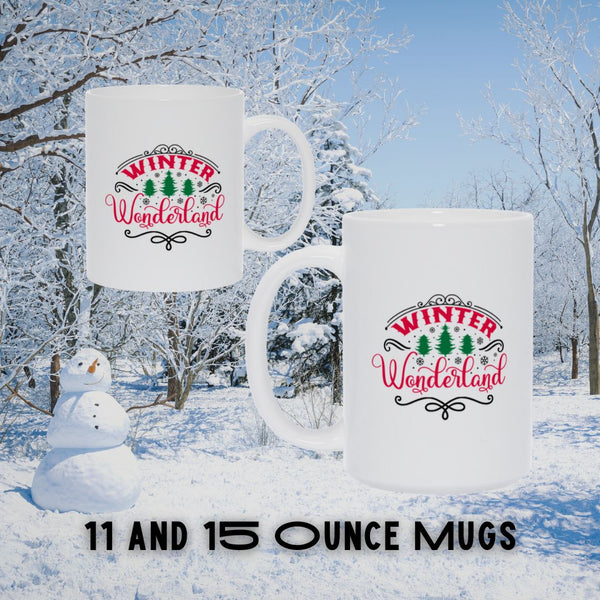 Winter Wonderland Holiday Coffee and Tea Cup