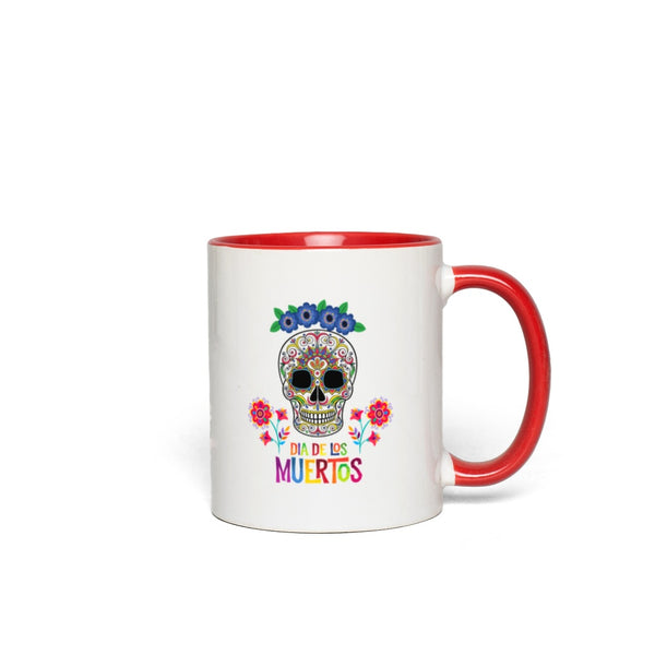 Colorful Dia de los Muertos Accent Coffee Cup / Tea Cup
