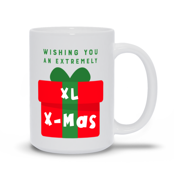 Wishing You an Extremely XL X-Mas! Coffee Tea and Cocoa Cup