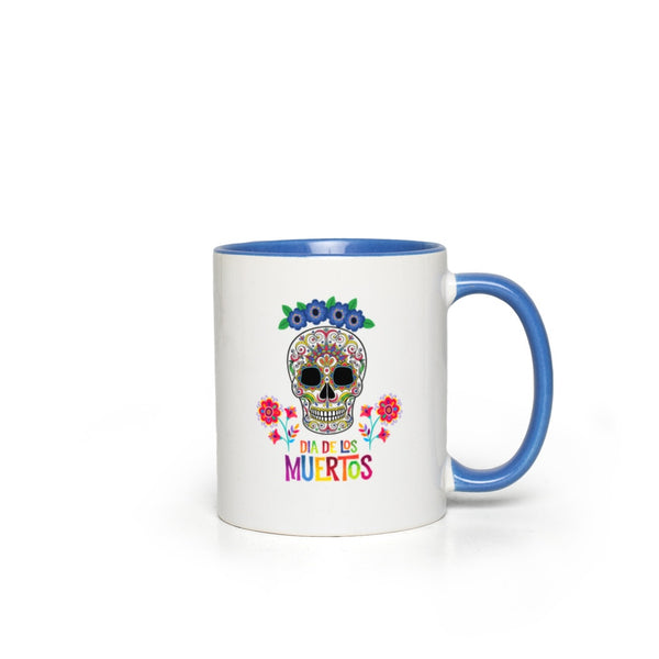 Colorful Dia de los Muertos Accent Coffee Cup / Tea Cup
