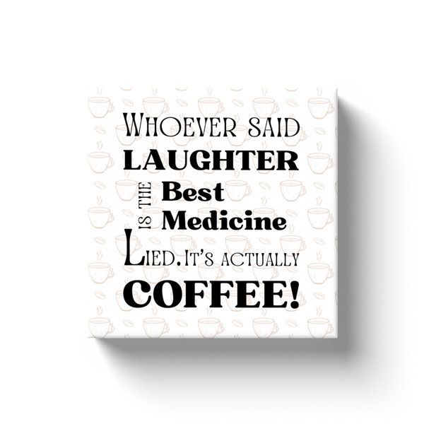 Coffee is the Best Medicine Mini-Canvas Wall Art